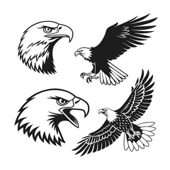 Egal black and white vector