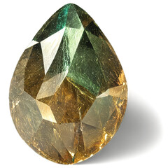 Precious stones isolate on white background. Selective focus. nature.