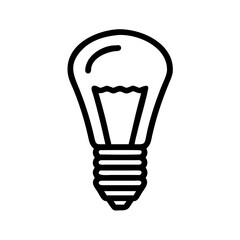Obraz premium Icon of a Light Bulb