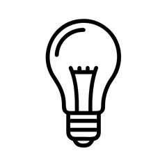 Obraz premium Icon of a Light Bulb