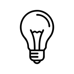Icon of a Light Bulb