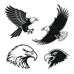 Egal black and white vector