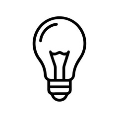 Icon of a Light Bulb
