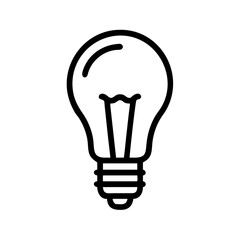 Icon of a Light Bulb