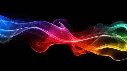 Obraz premium Abstract Colorful Smoke