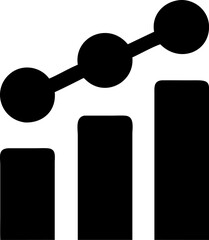 Statistics icon vector