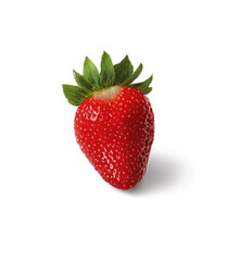 Strawberry isolate on white background. Selective focus. food,
