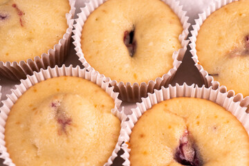 Cherry Jam Muffins. Dessert. Berry Jam. Food