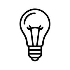 Icon of a Light Bulb