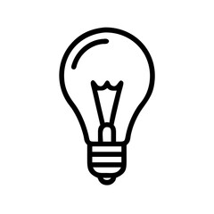 Icon of a Light Bulb