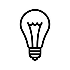Icon of a Light Bulb