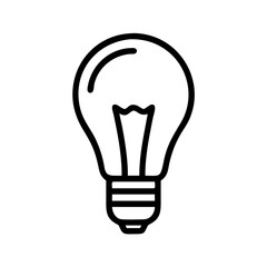 Icon of a Light Bulb