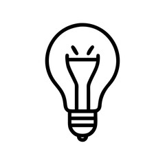 Icon of a Light Bulb