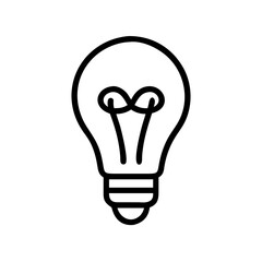 Icon of a Light Bulb