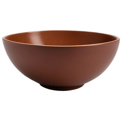 Wooden bowl isolate on white background. Selective focus. nature.