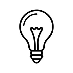 Icon of a Light Bulb