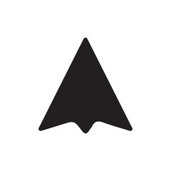 Fototapeta premium Paper airplane icon. Send message icon vector, paper plane icon, Victor illustration Eps 10.