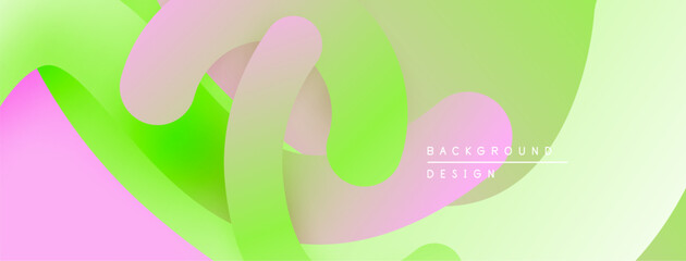 Abstract fluid shapes, pastel colors blend. Soft gradients create dynamic visual texture. Modern design element for backgrounds.