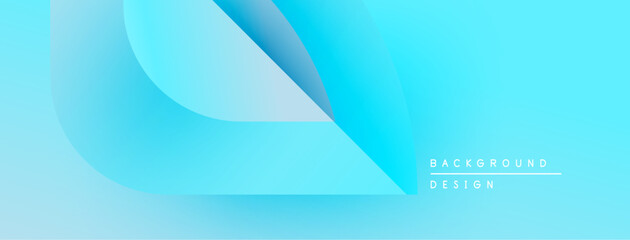 Abstract blue background. Smooth gradients create dynamic shapes, modern design element for digital projects. Minimalist aesthetic.