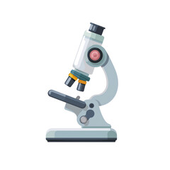 Microscope: A detailed illustration of a classic microscope, a symbol of scientific exploration and discovery.
