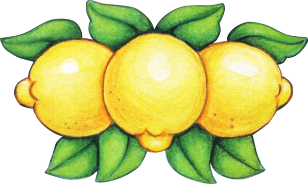 Watercolor hand drawn mediterranean olives and lemnons