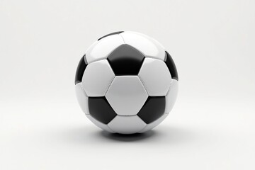 Obraz premium Brand new white football isolated on white background , football, ball, leather ball