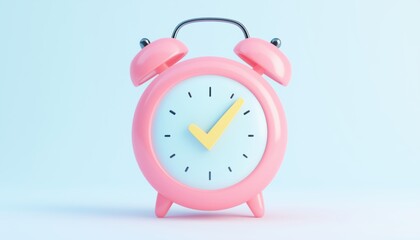 Quick Time For Rapid Delivery: Fast Deadlines, Timer And Check Mark For Instant Verification Of Symbol On White Background