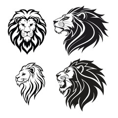 Lion Head Vector