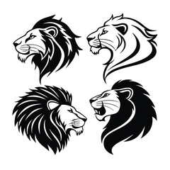 Lion Head Vector