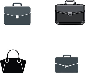 Professional Business Bag Vector Icons