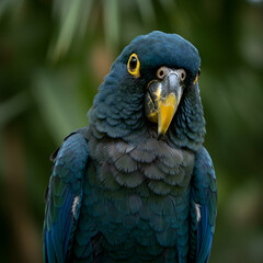 Obraz premium Hyacinth Macaw Stunning Blue Parrot Photo