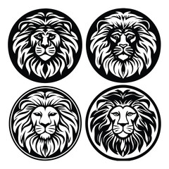 Lion Head Vector