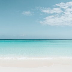 Fototapeta premium Tranquil beach scene