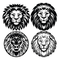 Lion Head Vector