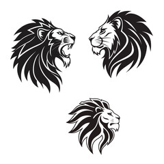 Lion Head Vector