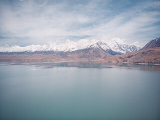 The most beautiful place in Xinjiang, China, Baisha Lake in Kashgar