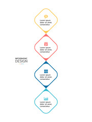 
Infographic template featuring seven interconnected, semi-circular sections radiating from a central point, with a gradient outline. Each section includes an icon and placeholder text.