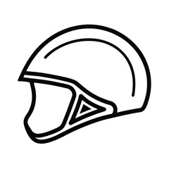 Naklejka premium helmet vector illustration