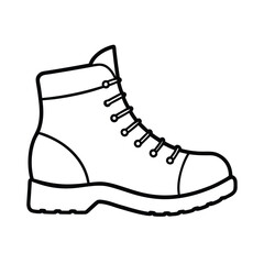 vector illustration of a shoe