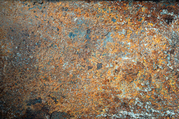 Rusted corroded metal texture background, high-res image of oxidized steel