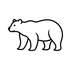 polar bear vector illustration