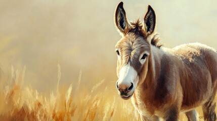 Obraz premium Beautiful Donkey
