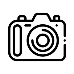 DSLR line icon