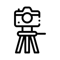tripod line icon