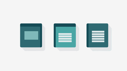 Three Stacked Books on a Light Background in a Minimalist Office Workspace Setting