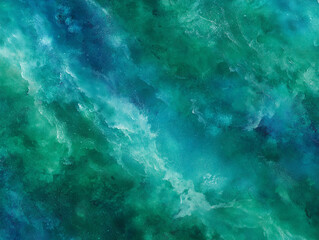 Aqua Abstract: This mesmerizing abstract composition is characterized by swirls of vibrant turquoise and emerald hues, creating a mesmerizing and fluid design.