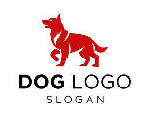 Logo about Dog on a white background. created using the CorelDraw application.