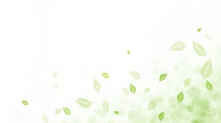 Fototapeta premium Elegant Leaves PPT Background