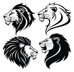 Lion Head Vector