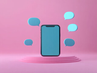 Online shopping store with smartphone